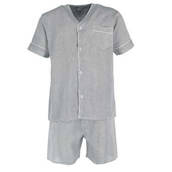 Men's Short Sleeve Short Leg Pajama Set
