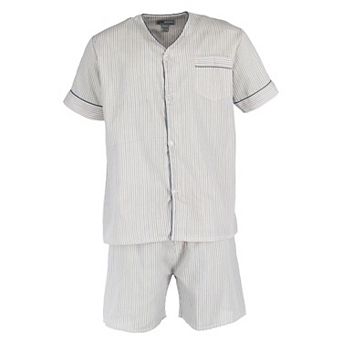 Men's Short Sleeve Short Leg Pajama Set
