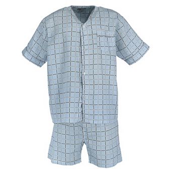 Men's Short Sleeve Short Leg Pajama Set