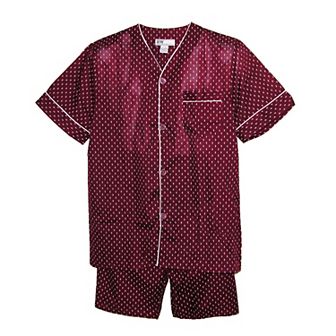 Men's Short Sleeve Short Leg Pajama Set