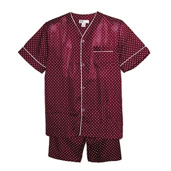 Men's Short Sleeve Short Leg Pajama Set