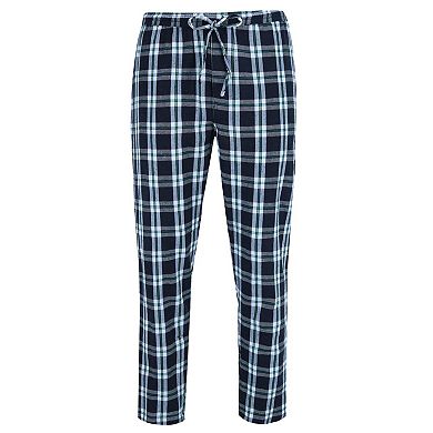 Men's Long Sleeve Henley With Flannel Pant Lounge Set