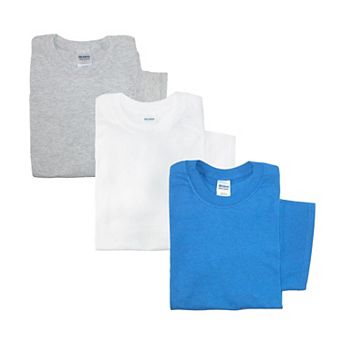 Gildan Men's Crew Neck Cotton T Shirt (Pack of 3)