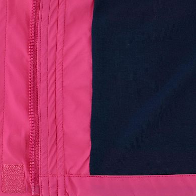Kid's Hooded Rain Slicker Jacket With Toggle