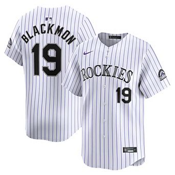 Youth Nike Charlie Blackmon White Colorado Rockies Home Limited Player Jersey