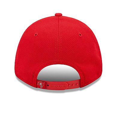 Men's New Era Red Tampa Bay Buccaneers Framed AF 9FORTY Snapback Hat