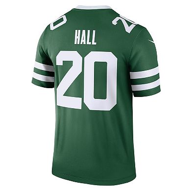 Men's Nike Breece Hall Legacy Green New York Jets Legend Jersey