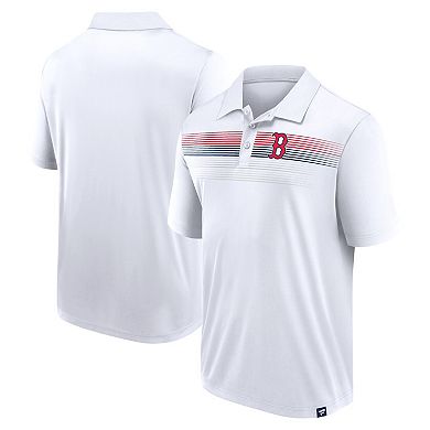 Men's Fanatics White Boston Red Sox Big & Tall Victory For Us Interlock Polo