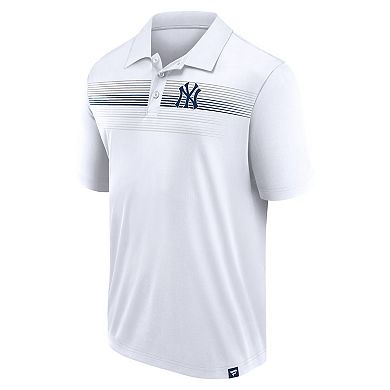 Men's Fanatics White New York Yankees Big & Tall Victory For Us Interlock Polo