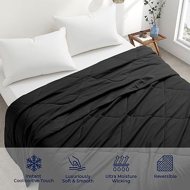 Unikome Ultra-cool Lightweight Summer Blanket - Reversible Cooling Blanket For Hot Sleepers