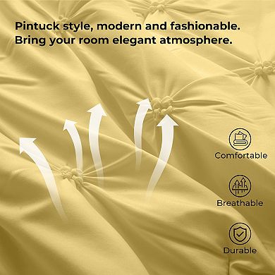 Unikome Ultimate Comfort Pinch Pleat Down-alternative Bedding Set