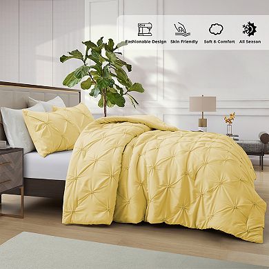 Unikome Ultimate Comfort Pinch Pleat Down-alternative Bedding Set