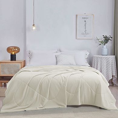 Unikome Oversize Blanket Reversible Ultra Soft Waffle Blanket For Hot Sleepers