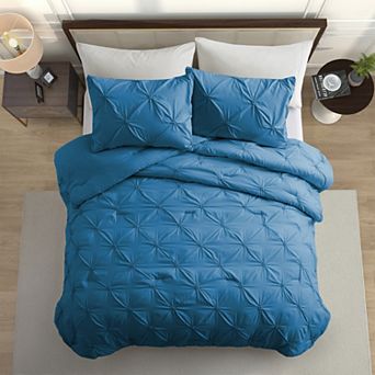 Unikome Premium Soft Bedding Set All Season Pinch Pleat Down-alternative Comforter Set