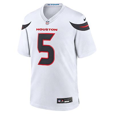 Men s Nike Jalen Pitre White Houston Texans Game Jersey