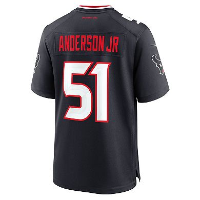 Men's Nike Will Anderson Jr. Navy Houston Texans Game Jersey