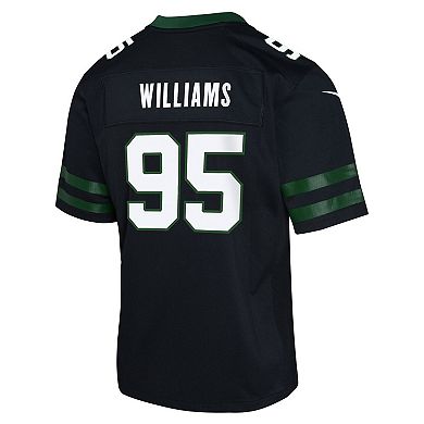 Youth Nike Quinnen Williams Legacy Black New York Jets Alternate Game Jersey