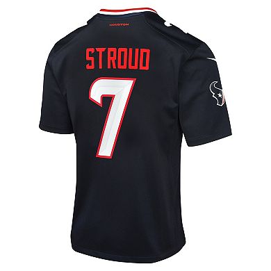 Youth Nike C.J. Stroud Navy Houston Texans Game Jersey