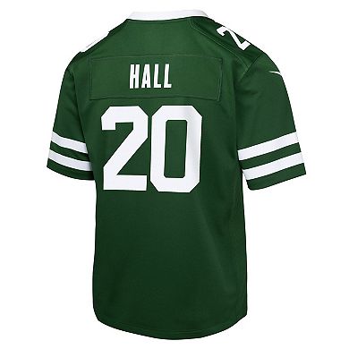 Youth Nike Breece Hall Legacy Green New York Jets Game Jersey