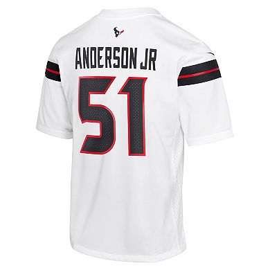 Youth Nike Will Anderson Jr. White Houston Texans Game Jersey