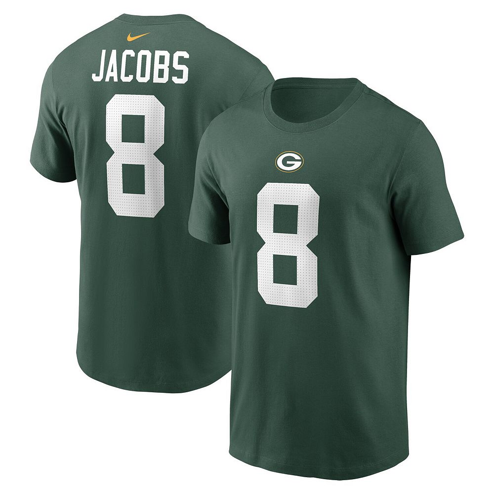 Men's Nike Josh Jacobs Green Green Bay Packers Player Name