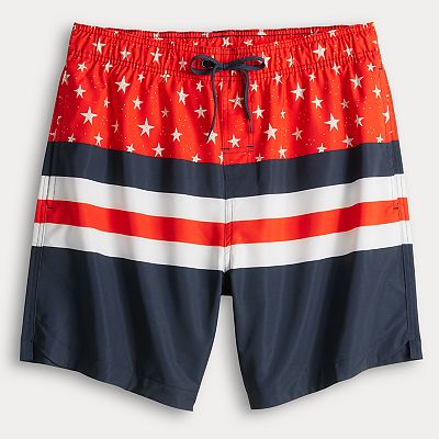 Men s Laguna Swim Men s Stars Stripes Volley Swim Trunks