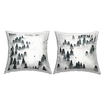 Stupell Home Decor Raccoons on Rowboat Throw Pillow