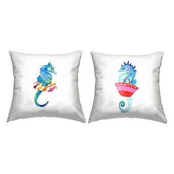 Stupell Home Decor Sun & Beach Waves Throw Pillow