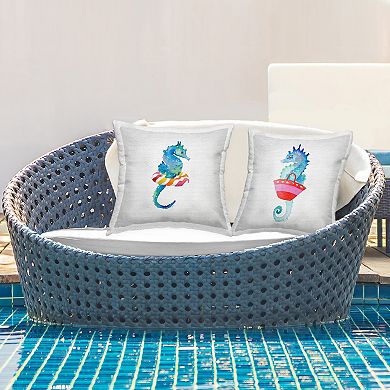 Stupell Home Decor Sun & Beach Waves Throw Pillow