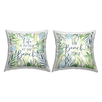 Stupell Home Decor Glam Detail Conch Throw Pillow