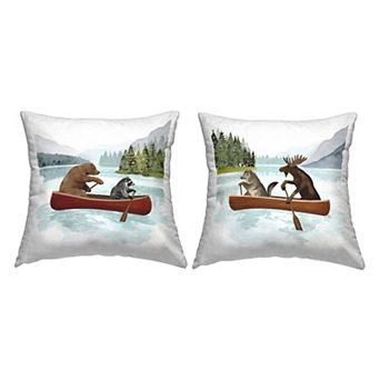 Stupell Home Decor Live Love Lake Phrase Throw Pillow
