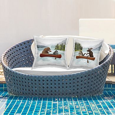 Stupell Home Decor Live Love Lake Phrase Throw Pillow