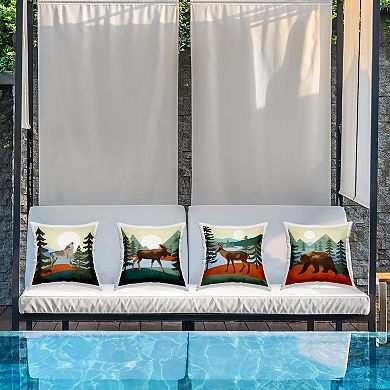 Stupell Home Decor Mountain Lodge Moose Throw Pillow