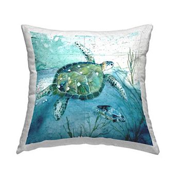 Stupell Home Decor Rolling Sea Waves Throw Pillow