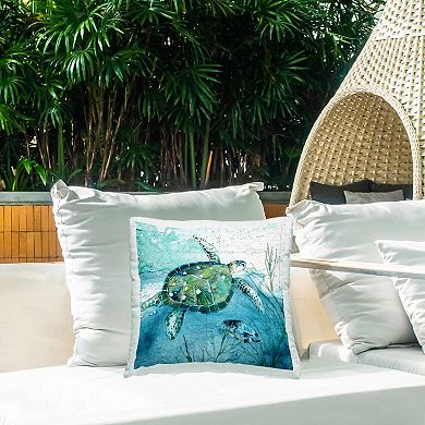 Stupell Home Decor Rolling Sea Waves Throw Pillow