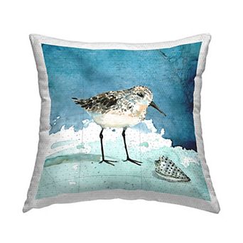 Stupell Home Decor Rustic Lake Canoe Throw Pillow