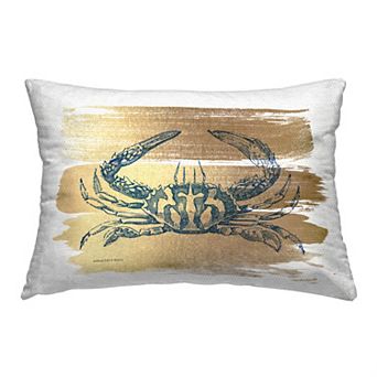 Stupell Home Decor Glam Detail Crab Throw Pillow