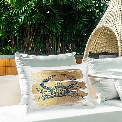 Stupell Home Decor Glam Detail Crab Throw Pillow