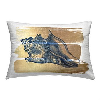 Stupell Home Decor Glam Detail Conch Throw Pillow