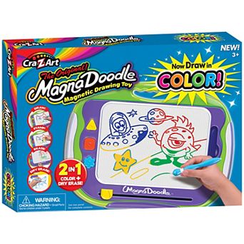 Cra-Z-Art MagnaDoodle Color Deluxe 2-In-1 Color & Erase
