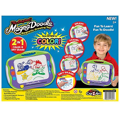 Cra-Z-Art MagnaDoodle Color Deluxe 2-In-1 Color & Erase