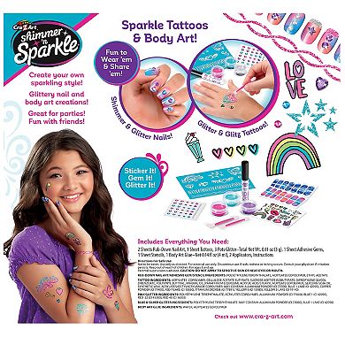 Cra-Z-Art Shimmer 'N Sparkle Sparkling Glitter Tattoos & Nails