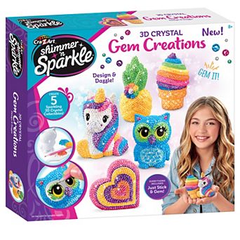 Cra-Z-Art Shimmer ‘n Sparkle 3D Crystal Gem Creations