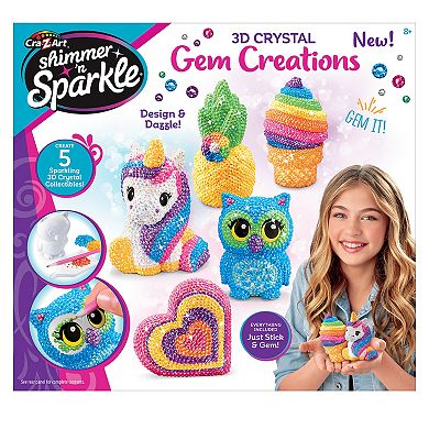 Cra-Z-Art Shimmer ‘n Sparkle 3D Crystal Gem Creations