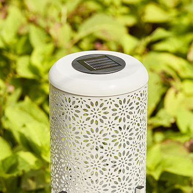 Glitzhome Outdoor Solar Lantern Waterproof With Stand