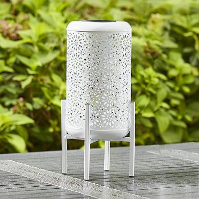 Glitzhome Outdoor Solar Lantern Waterproof With Stand