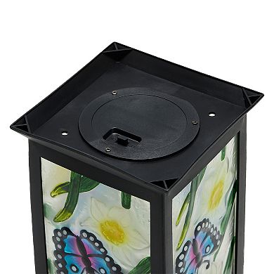 Glitzhome Solar Outdoor Decorative Lights With 3d Butterfly Design
