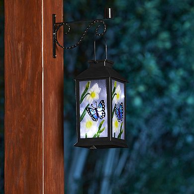 Glitzhome Solar Outdoor Decorative Lights With 3d Butterfly Design