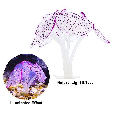 Soft Silicone Glowing Aquarium Simulation Coral Aquatic Artificial Coral