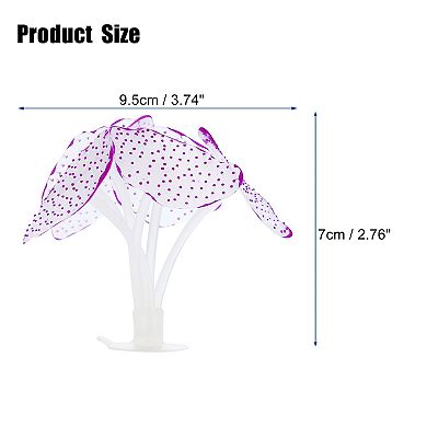 Soft Silicone Glowing Aquarium Simulation Coral Aquatic Artificial Coral